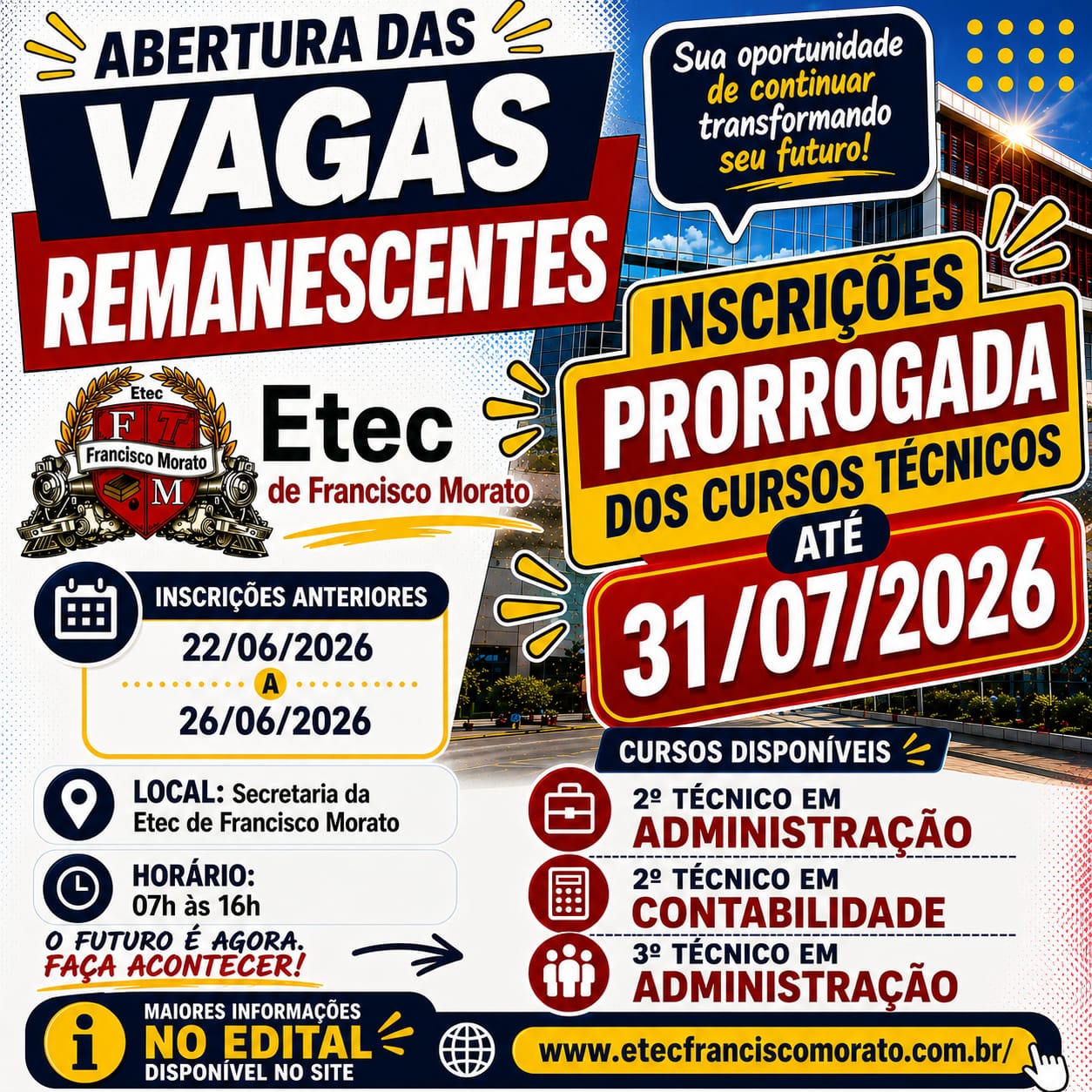 Vagas Remanescentes